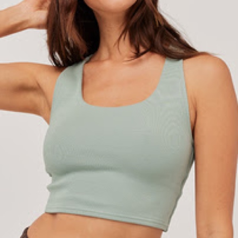 Pact blue mist bra top